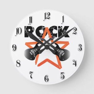 Horloge Ronde Révolution rock