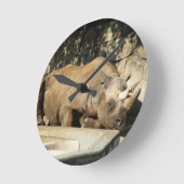 Horloge Ronde Rhino couché (Angle)