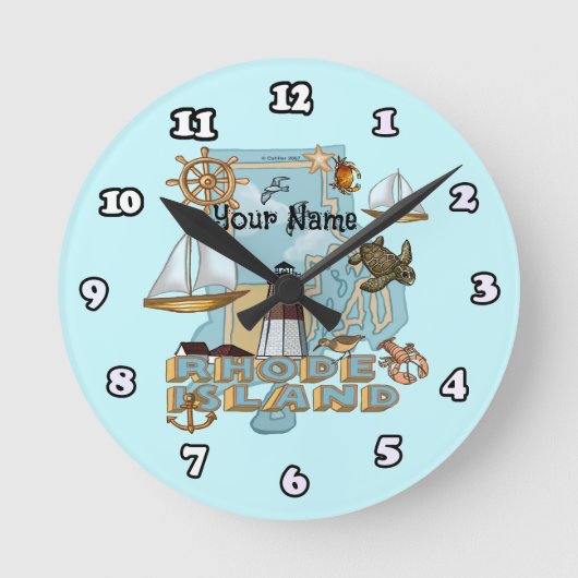 Horloge Ronde Rhode Island (Recto)