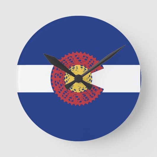 Horloge Ronde Ride Colorado (Cassette de bicyclette) (Recto)