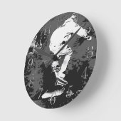 Horloge Ronde Riding the Storm (Angle)