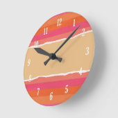 Horloge Ronde Ripped christmas wrapping paper (Angle)