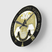 Horloge Ronde Rite écossais (Angle)