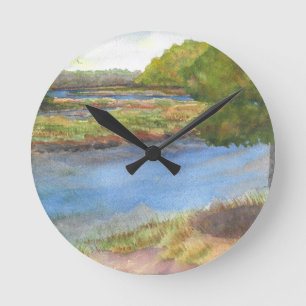 Horloge Ronde rivière squamscott à newfields 31 juillet 2015