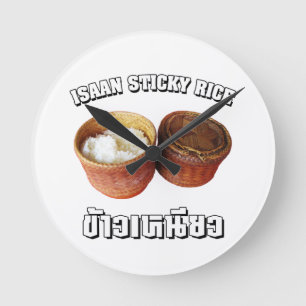 Horloge Ronde Riz Sticky Isaan [Khao Niao]