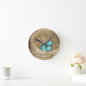 Horloge Ronde Robin Bird Egg (Maison)