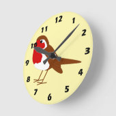 Horloge Ronde Robin Design (Angle)
