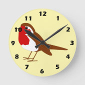 Horloge Ronde Robin Design (Recto)