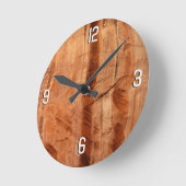 Horloge Ronde Roche striée de double arc Alcove II à Sion (Angle)