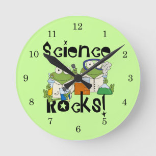 Horloge Ronde Roches de la Science de grenouilles