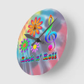 Horloge Ronde Rock n'Roll (Angle)