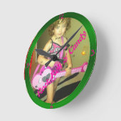 Horloge Ronde Rock, Roll & Candy (Angle)