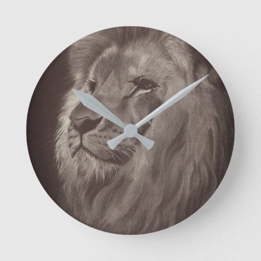 HORLOGE RONDE ROI DE LA JUNGLE (Recto)