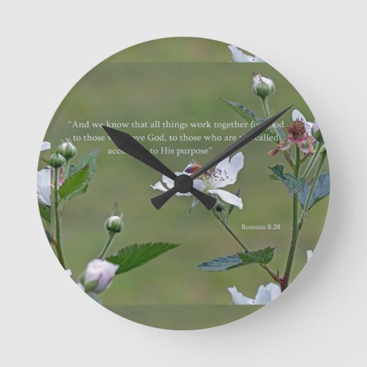 Horloge Ronde Romains 8:28 (Recto)