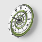 Horloge Ronde Roman Spiral (Angle)