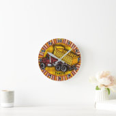 Horloge Ronde Rondo Dump Truck clock (Maison)