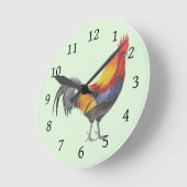 Horloge Ronde Rooster (Angle)