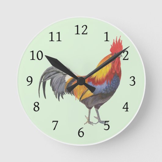 Horloge Ronde Rooster (Recto)