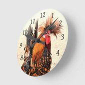 Horloge Ronde Rooster photo 136 (Angle)