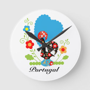 Horloge Ronde Rooster portugais