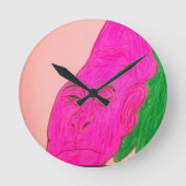 Horloge Ronde Root Vegetable Character Art (Recto)