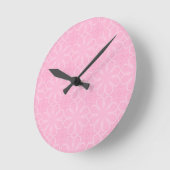 Horloge Ronde Rose (Angle)