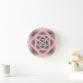 HORLOGE RONDE ROSE (Maison)