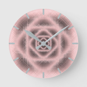 HORLOGE RONDE ROSE