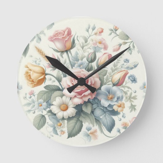 Horloge Ronde Rose (Recto)
