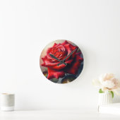 HORLOGE RONDE ROSE 2 (Maison)