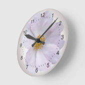 Horloge Ronde rose à violet (Angle)