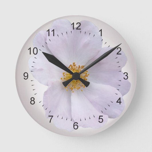 Horloge Ronde rose à violet (Recto)