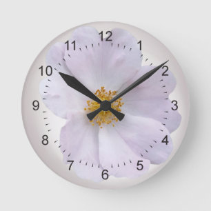 Horloge Ronde rose à violet