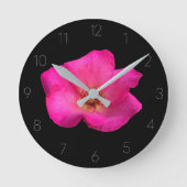 Horloge Ronde Rose aux feutres (Recto)