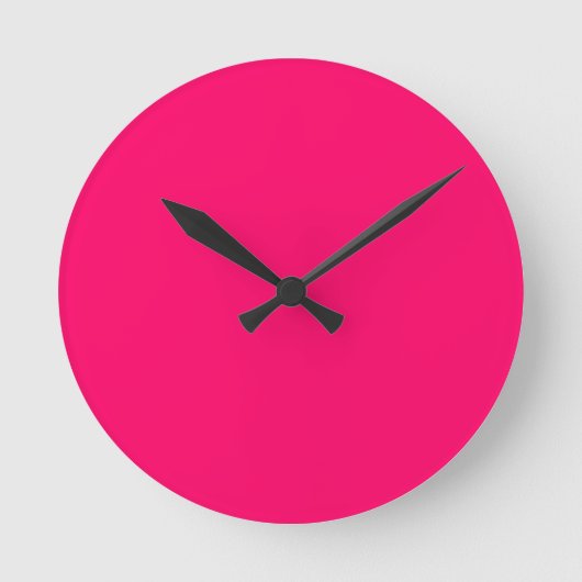 Horloge Ronde Rose chaud (Recto)