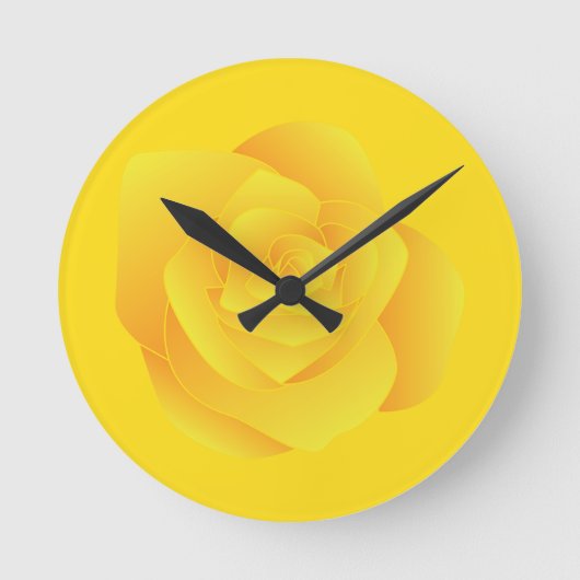 Horloge Ronde Rose jaune (Recto)