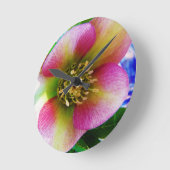 Horloge Ronde Rose Lenten rose, (Angle)