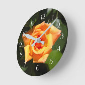 Horloge Ronde Rose lumineux (Angle)