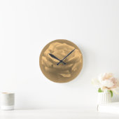 Horloge Ronde Rose rose vintage 2 (Maison)