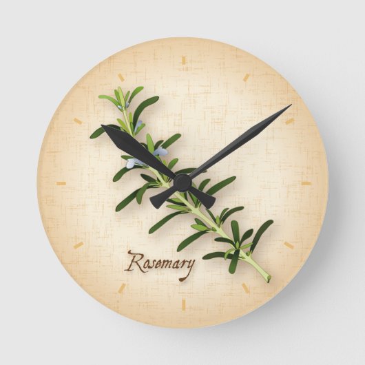 Horloge Ronde Rosemary Herb (Recto)