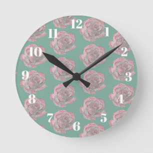 Horloge Ronde Roses