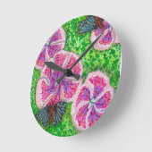 Horloge Ronde Roue à broche jolie (Angle)