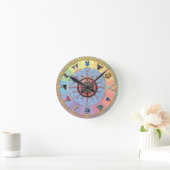 Horloge Ronde Roue de Fortune (Maison)