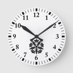 Horloge Ronde Roue de gentiane