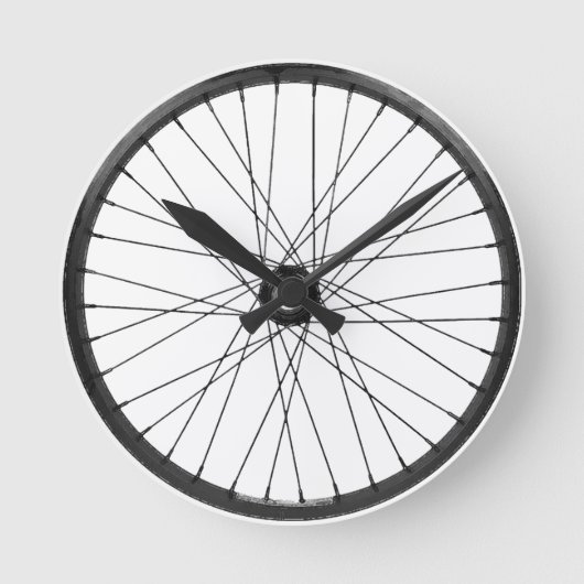 Horloge Ronde roue de vélo (Recto)