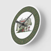 Horloge Ronde Roue haute technologie 5e (Angle)