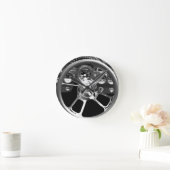 Horloge Ronde Roue rouge (Maison)