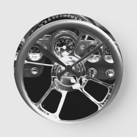 Horloge Ronde Roue rouge (Recto)