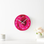 Horloge ronde rouge (Maison)