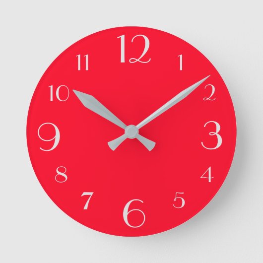 Horloge Ronde Rouge (Recto)